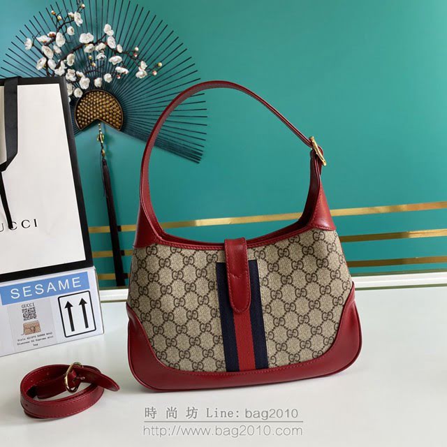 Gucci古馳包包 G家新款女包 636706 古奇原廠皮女款肩背包 Gucci腋下包 gdj1388